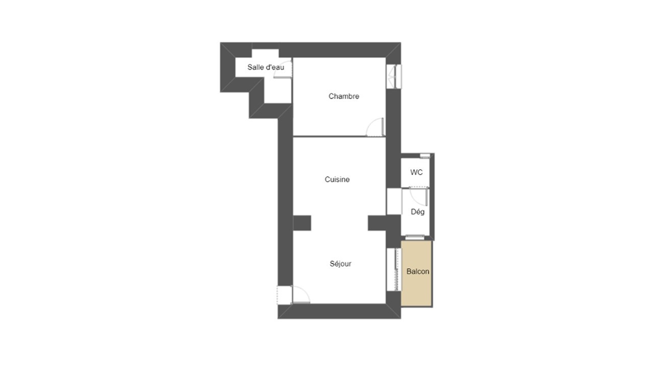 Location appartement à Brando